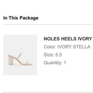 Dolce Vita Noles Heels in Ivory